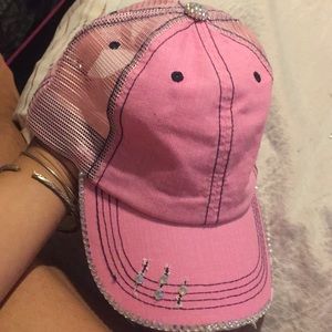 Custom Made Bejeweled Hat